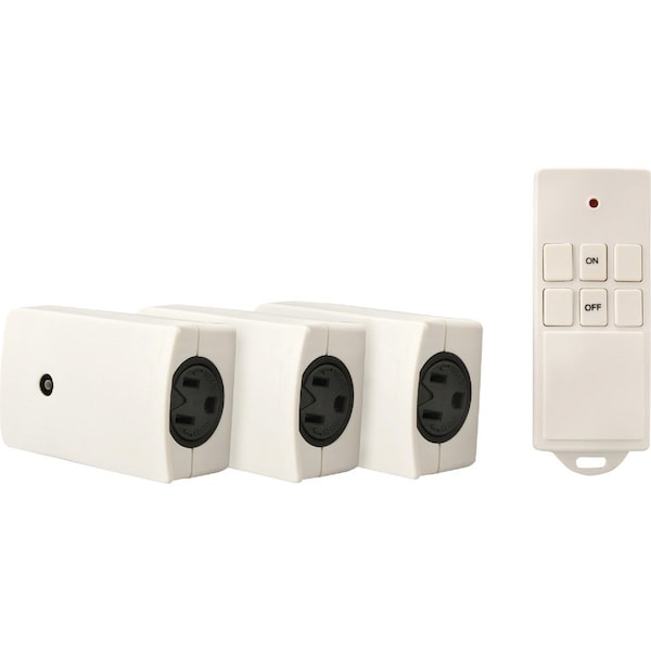 Southwire Woods Wireless Switch - Light Control - 3 Controllable Device(s) - 120 V AC - 1625 W 13569WD - main